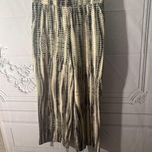 Denim & Co. Women’s Beach Wide Leg Pull On Jersey Pants Olive Green, Sz MP